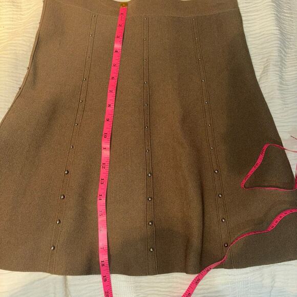 Sandro Brown Studded Skirt - Picture 13 of 13